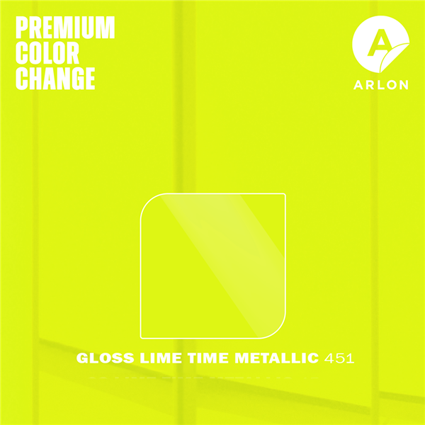 Gloss Lime Time Metallic - #451 Arlon PCC - Paint is Dead