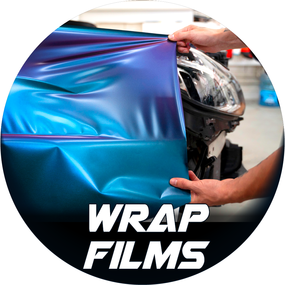 Wrap Film being installed WRAP FILMS