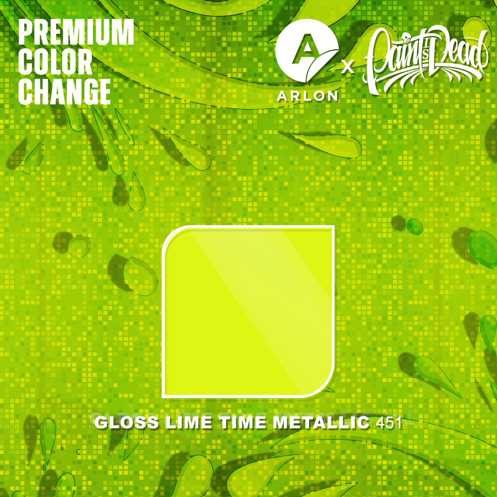 Gloss Lime Time Metallic - #451 Arlon PCC - Paint is Dead